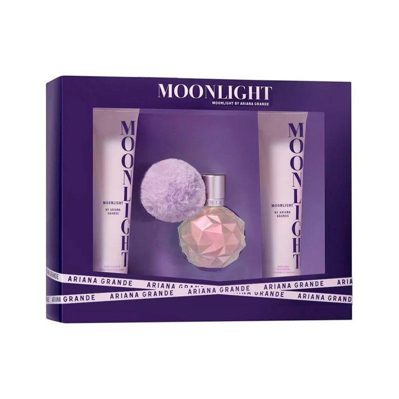Buy Ariana Grande Moonlight 3PCS Gift Set 100ML EDP Spray 100ML Bath Shower Gel 100ML Body Souffle Women Online Fragrance Canada