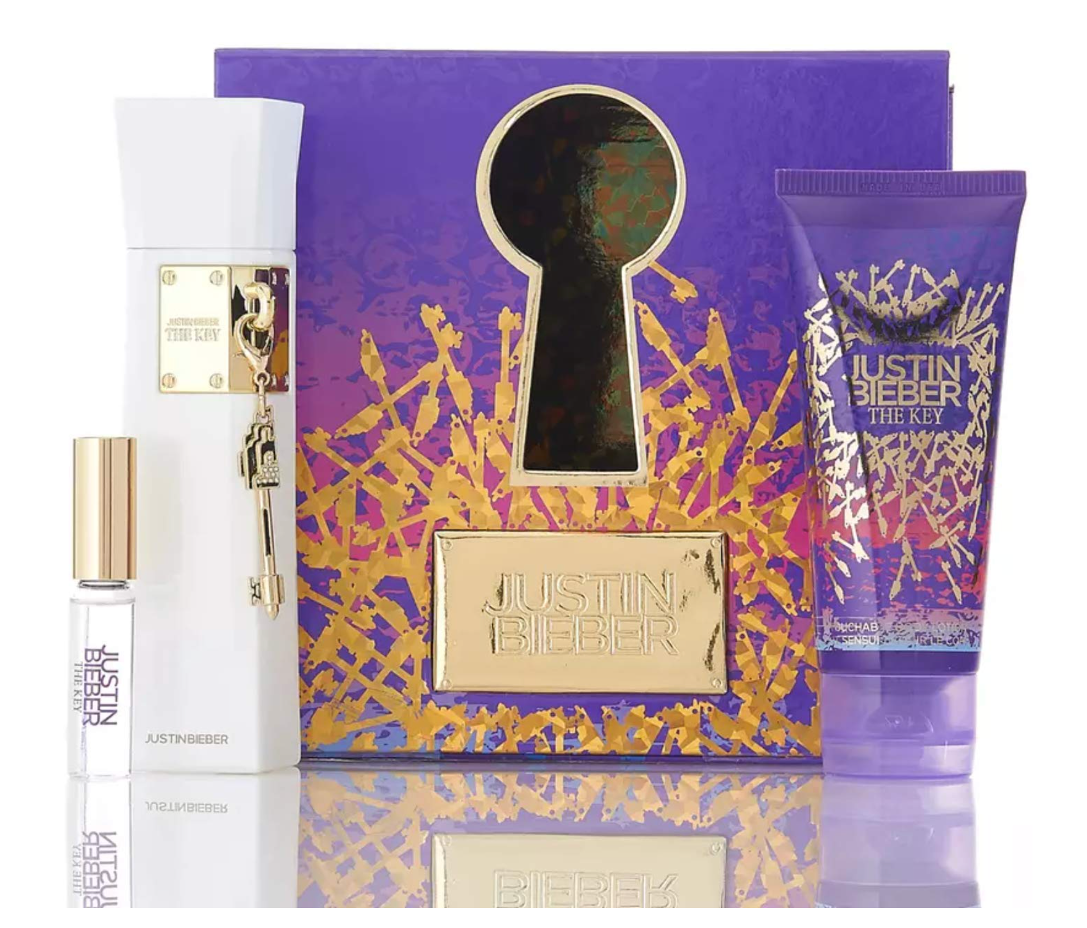 Buy Justin Bieber The Key 3PCS Gift Set - 100ML EDP Spray + 100ML Buy Justin Bieber The Key 3PCS Gift Set - 100ML EDP Spray + 100ML