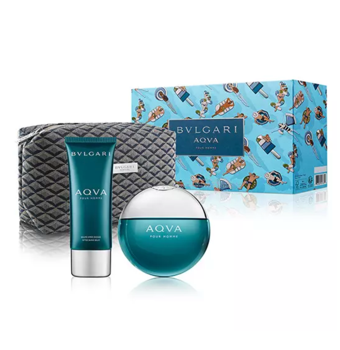 Bvlgari AQva Pour Homme 3 Piece Gift Set