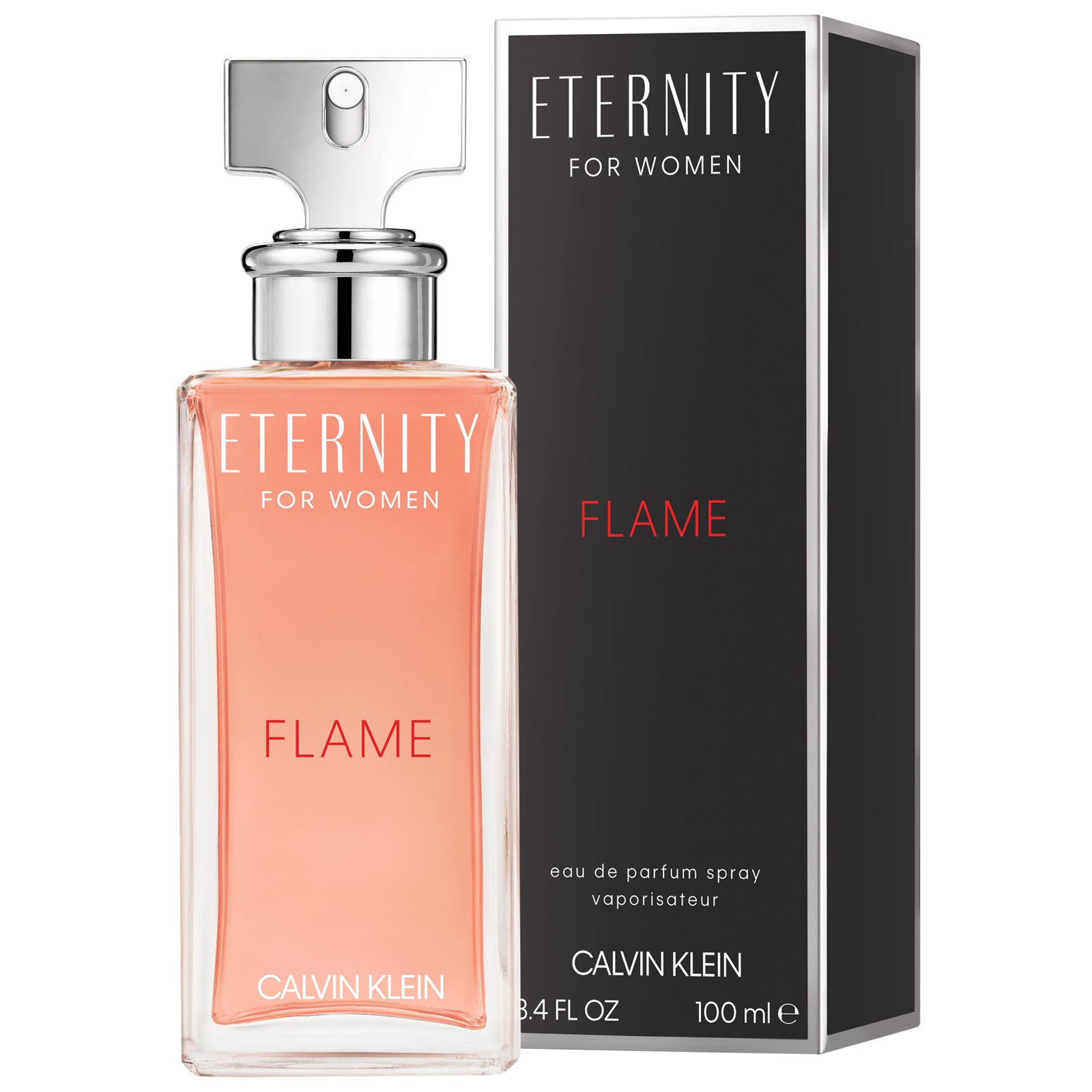 calvin klein ck eternity flame 100ml edp spray (w) calvin klein ck eternity flame 100ml edp spray (w)