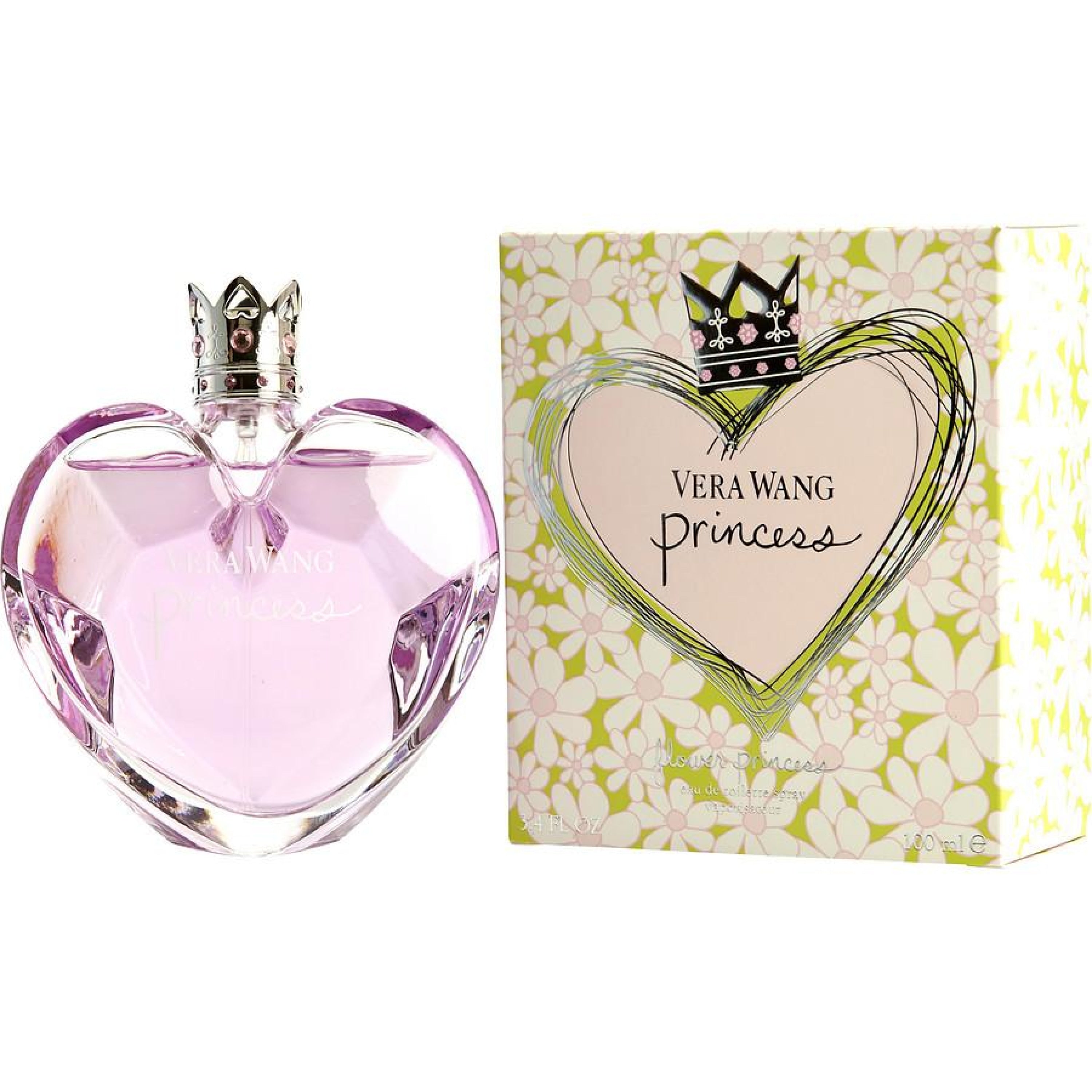 Vera Wang Fragrances Flower Princess Eau De Toilette Spray 3.4 Oz/ 100 Ml  For Women, 0.85 Pounds : : Beauty & Personal Care