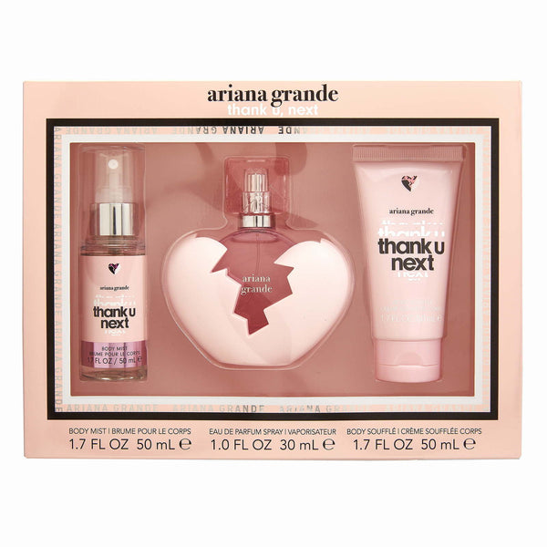 [完全生産限定品あり]Ariana Grande グッズセット Buy Ariana Grande Thank U Next 3PCS Gift Set - 100ML EDP Spray +