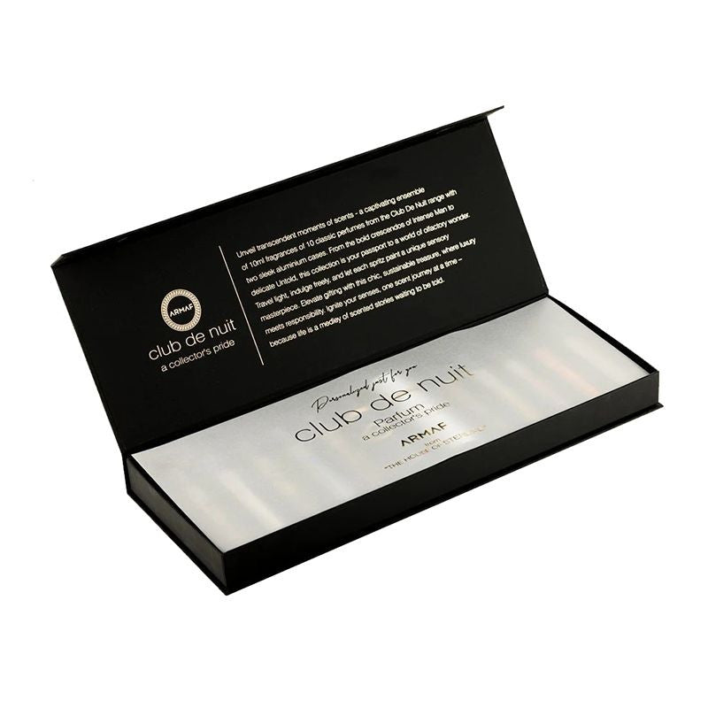 Armaf Discovery Miniature Gift Set (10 X 10ML + 2 Atomizer) - Club De Nuit Intense Man + Sillage + Urban Man Elixir + Iconic + Club De Nuit Man + Club De Nuit Intense Woman + Milestone + Untold + Club De Nuit Woman + Imperiale (Unisex)