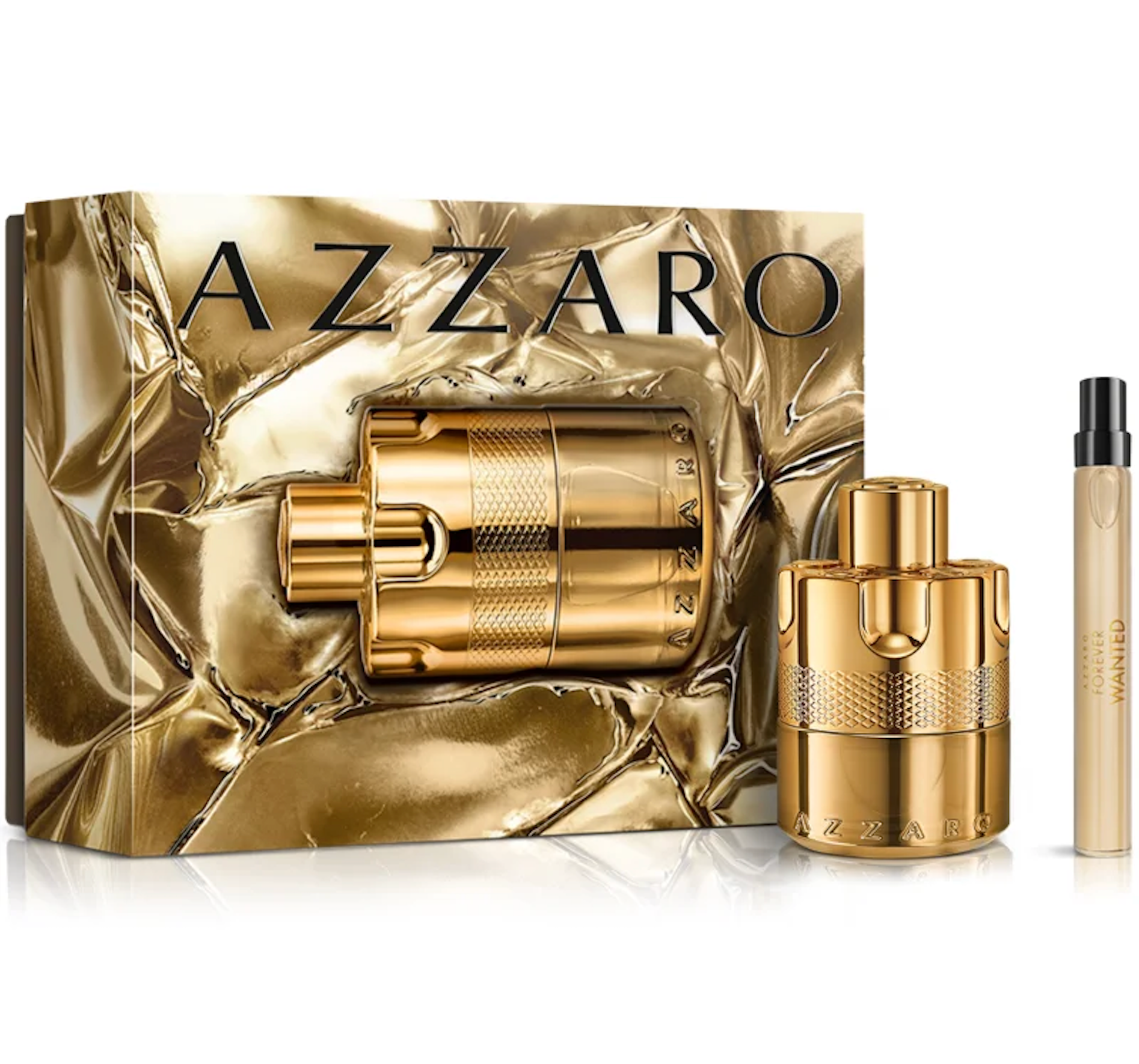 Azzaro Forever Wanted Elixir (Parfum) 2PCS Gift Set - 50ML EDP Spray + 10ML EDP Spray (Men)