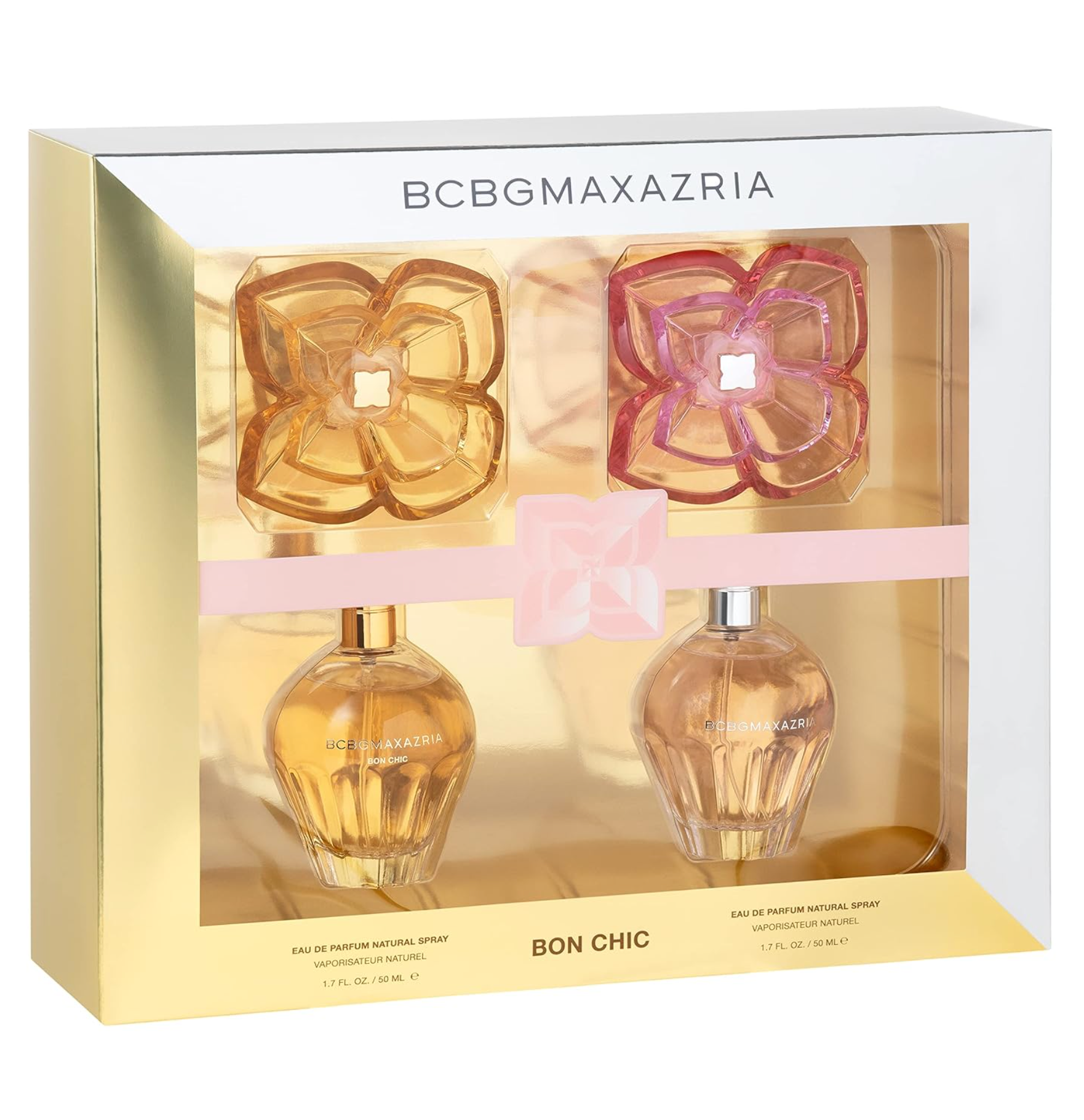 BCBG Maxazria 2PCS Gift Set - BCBG Classic 50ML EDP Spray + BCBG Bon Chic 50ML EDP Spray (Women)