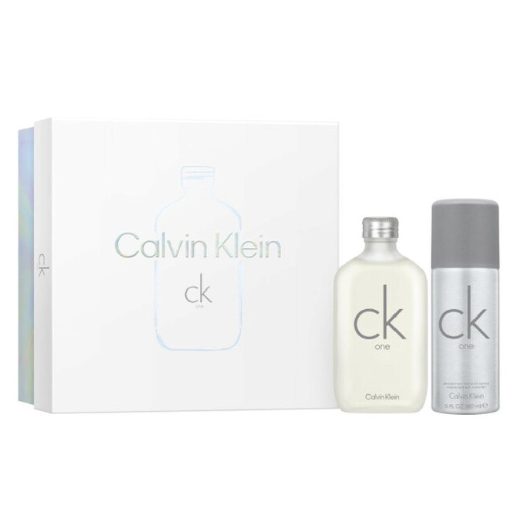 Calvin Klein CK One 2PCS Gift Set - 100ML EDT Spray + 150ML Deodorant Spray (Unisex)