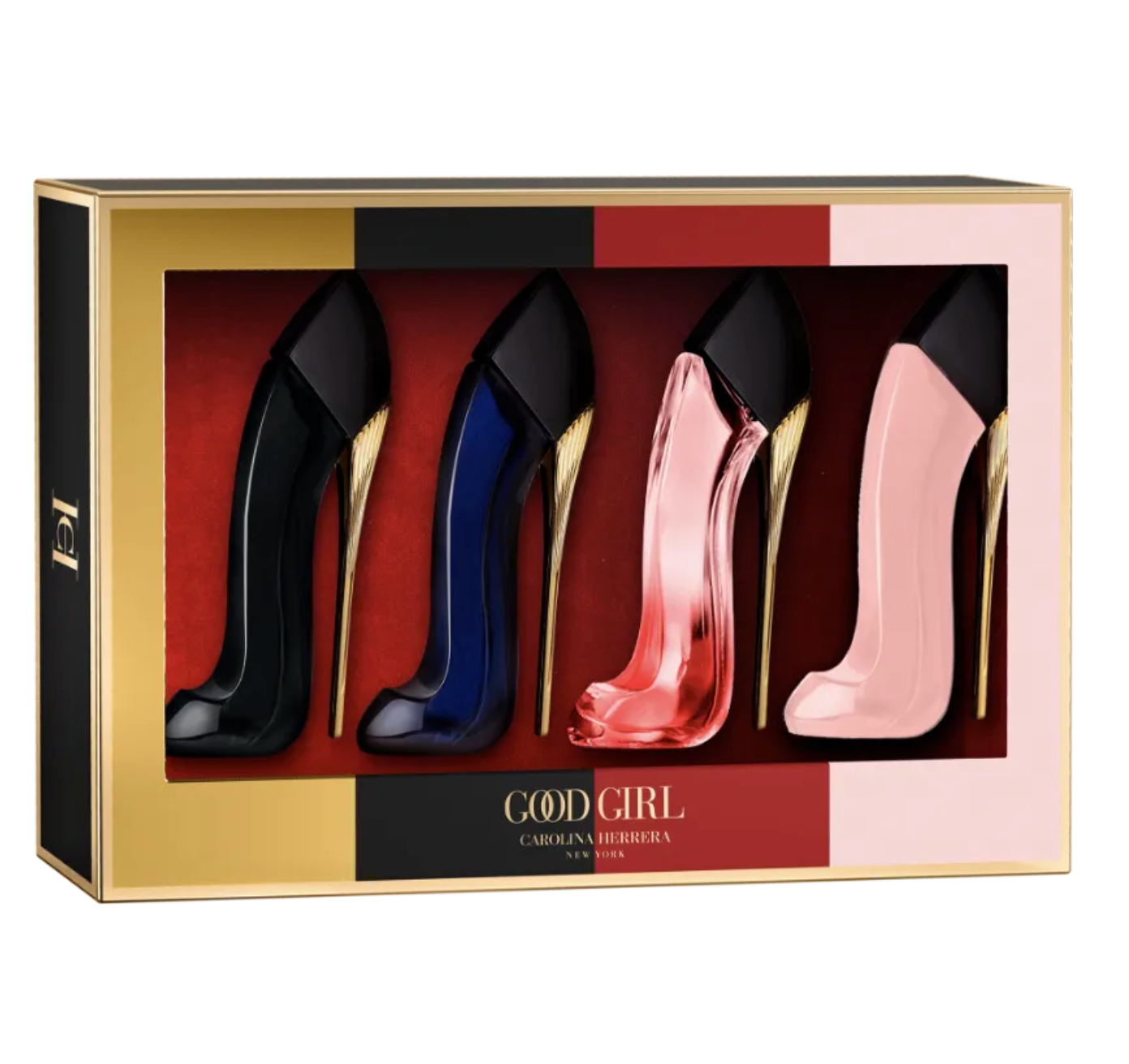 Carolina Herrera Good Girl 4PCS Miniature Gift Set (4 X 7ML) - Good Girl Blush EDP + Very Good Girl EDP + Good Girl EDP + Good Girl Very Elixir EDP (Women)
