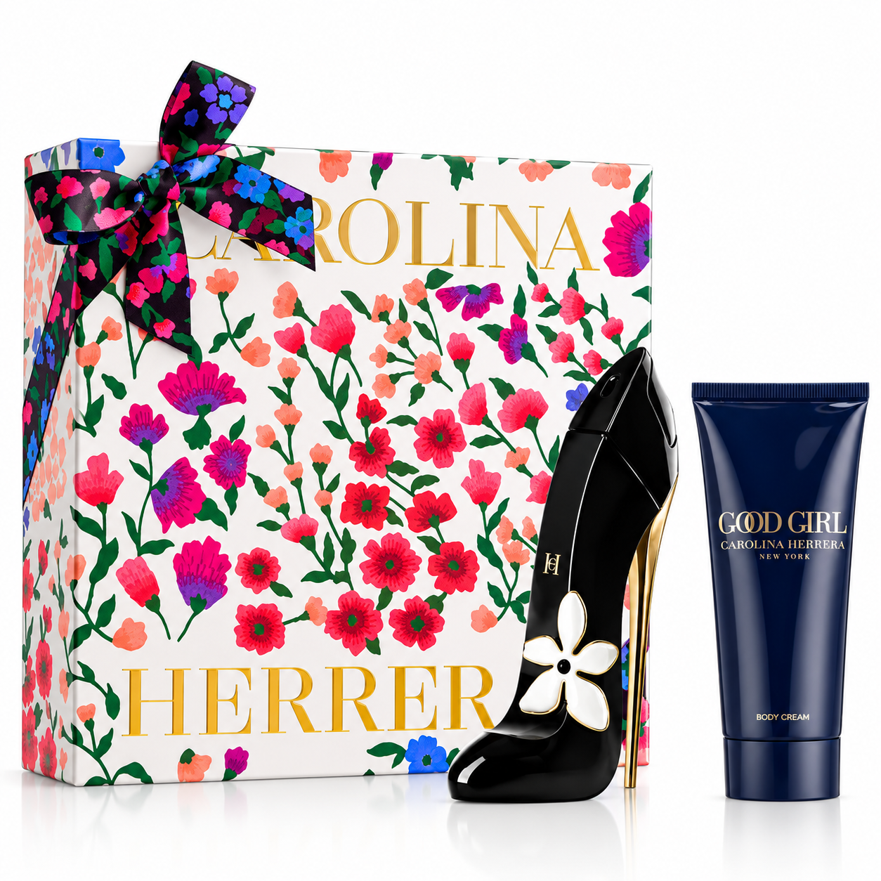 Carolina Herrera Good Girl Jasmine Absolute 2PCS Gift Set - 80ML EDP Spray + 100ML Body Lotion (Women)