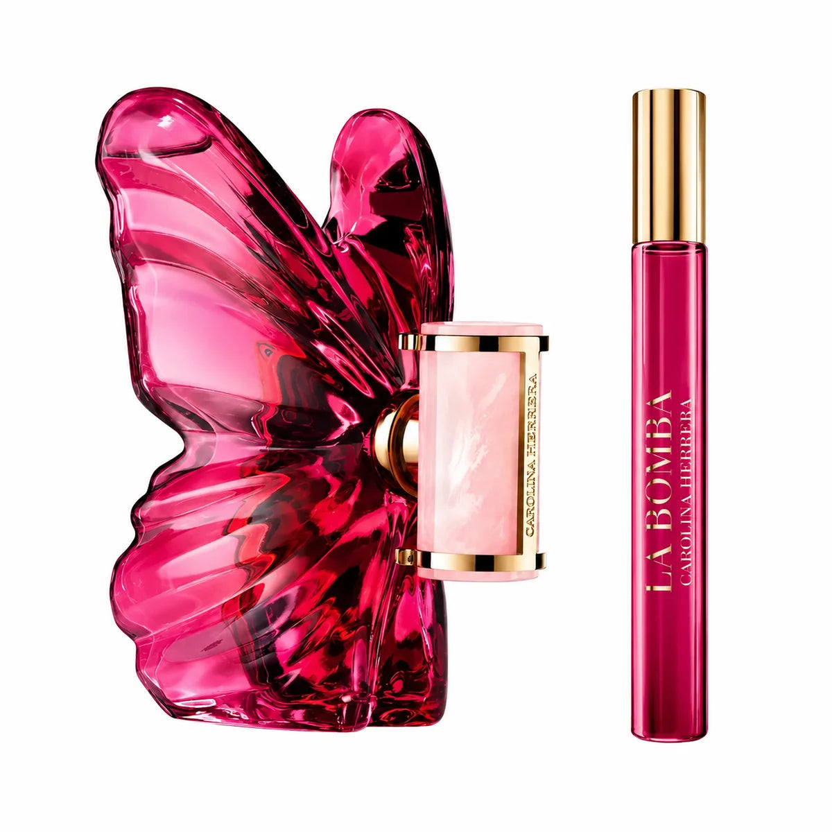 Carolina Herrera La Bomba 2PCS Gift Set - 80ML EDP Spray + 10ML EDP Spray (Women)