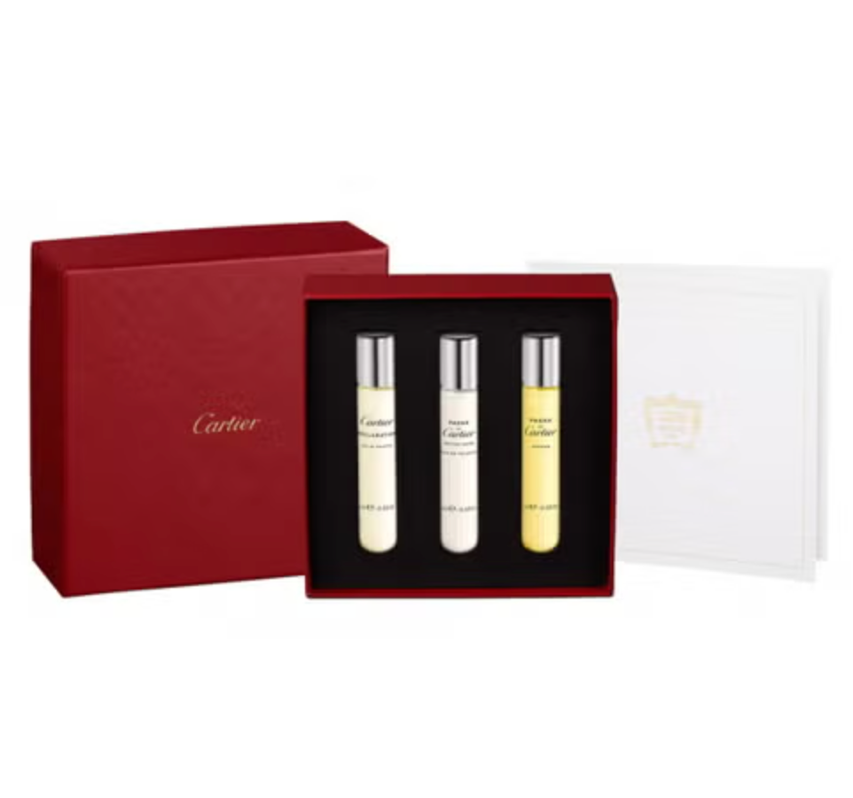 Cartier Miniature 3PCS Gift Set - (3 X 10ML) Declaration EDT + Pasha De Cartier Edition Noire EDT + Pasha De Cartier Parfum (Men)