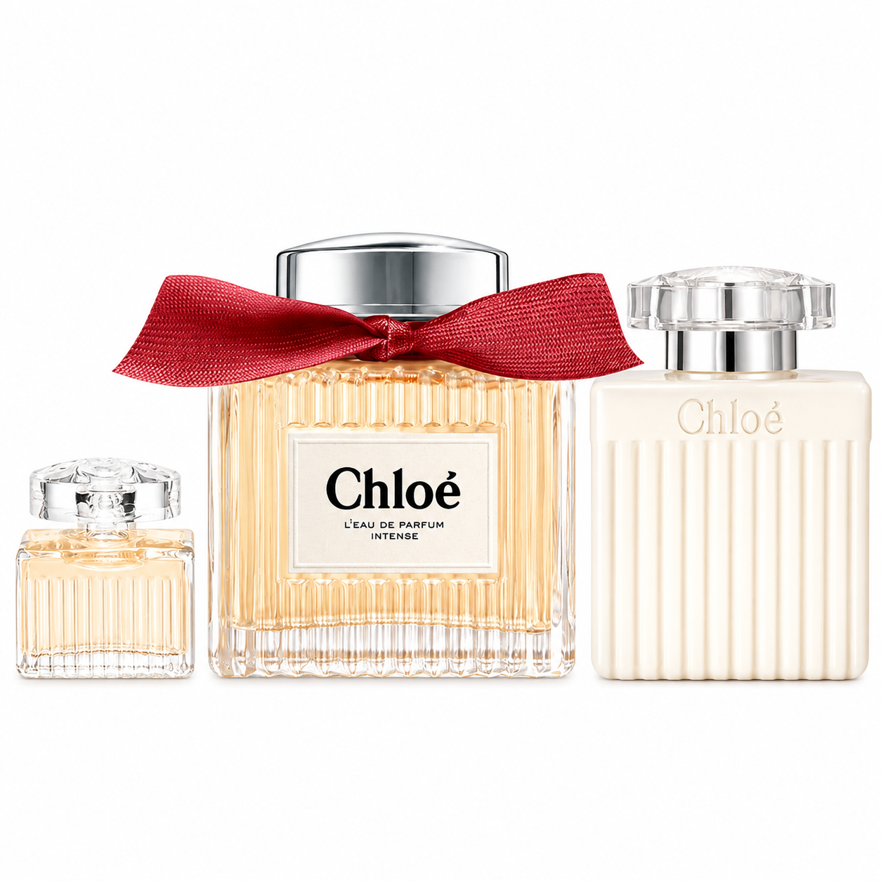 Chloe L'Eau De Parfum Intense 3PCS Gift Set - 100ML EDP Spray + 5ML EDP Spray + 100ML Body Lotion (Women)