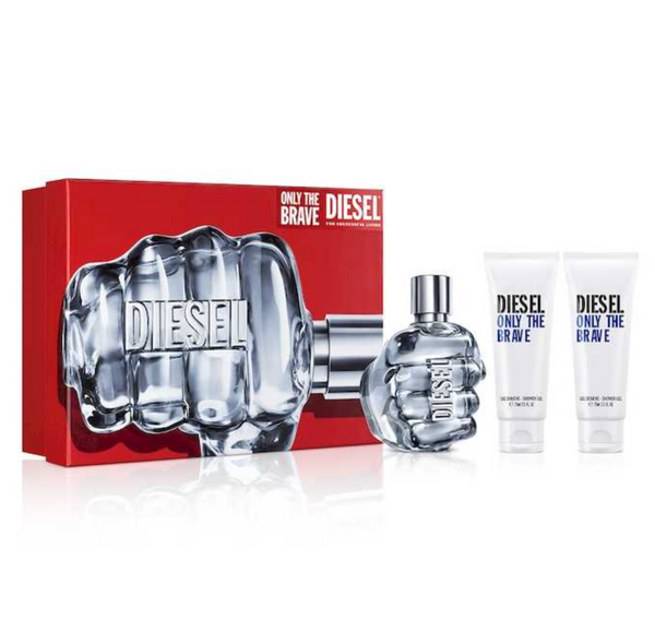Buy Diesel Only The Brave 3PCS Gift Set - 125ML EDT Spray + 2 X