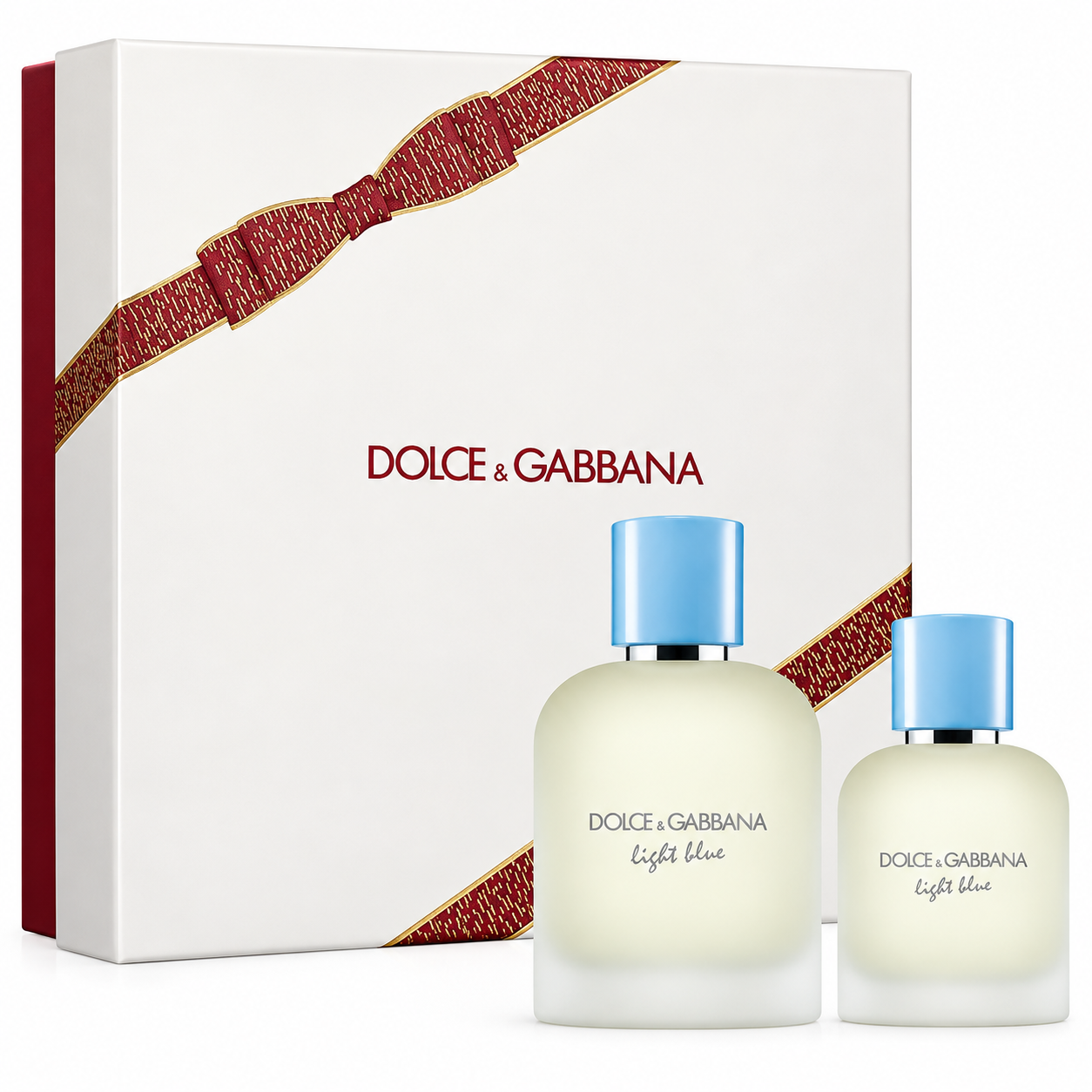 Dolce & Gabbana Light Blue Pour Homme 2PCS Gift Set - 100ML EDT Spray + 50ML EDT Spray (Men)