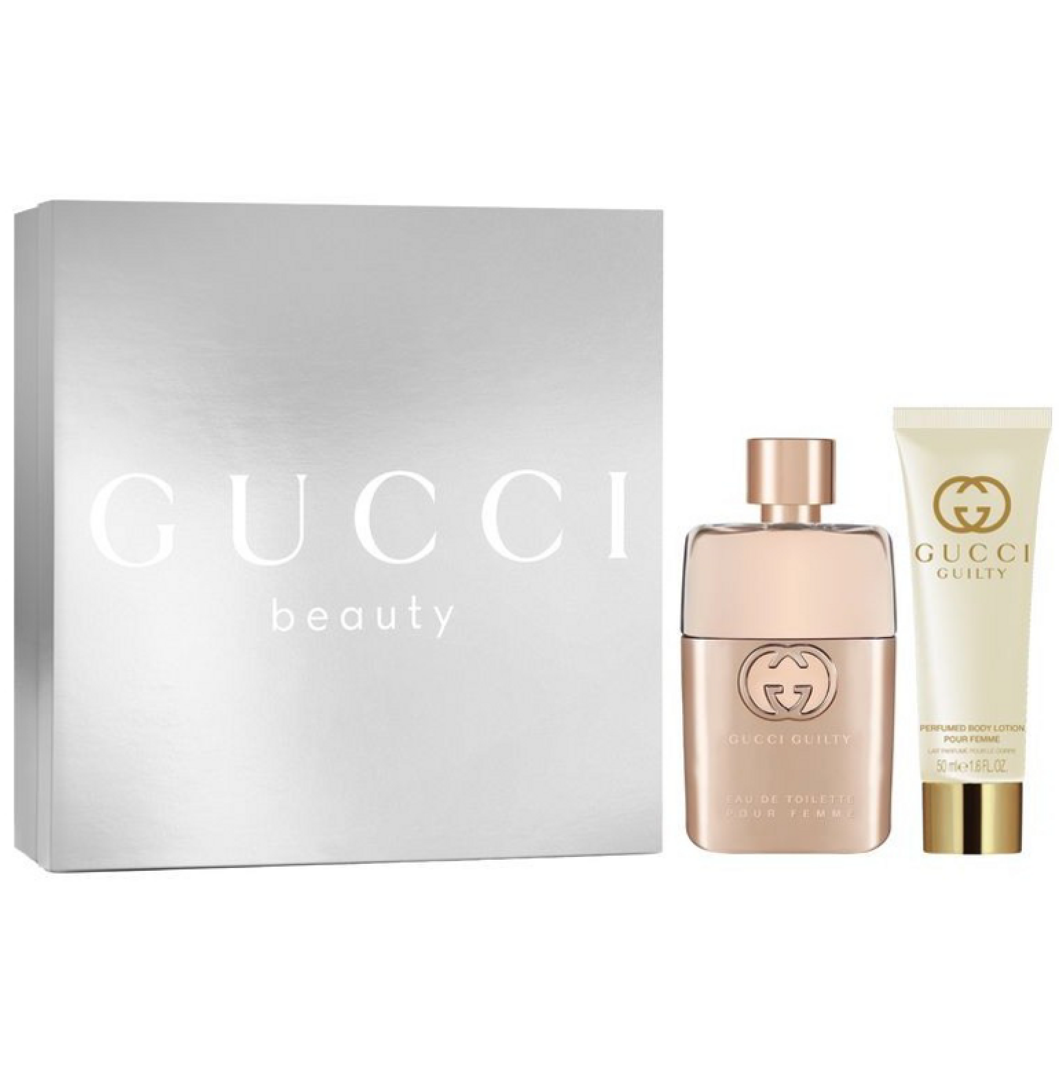 Gucci Guilty 2PCS Gift Set - 50ML EDT Spray + 50ML Body Lotion (Women)