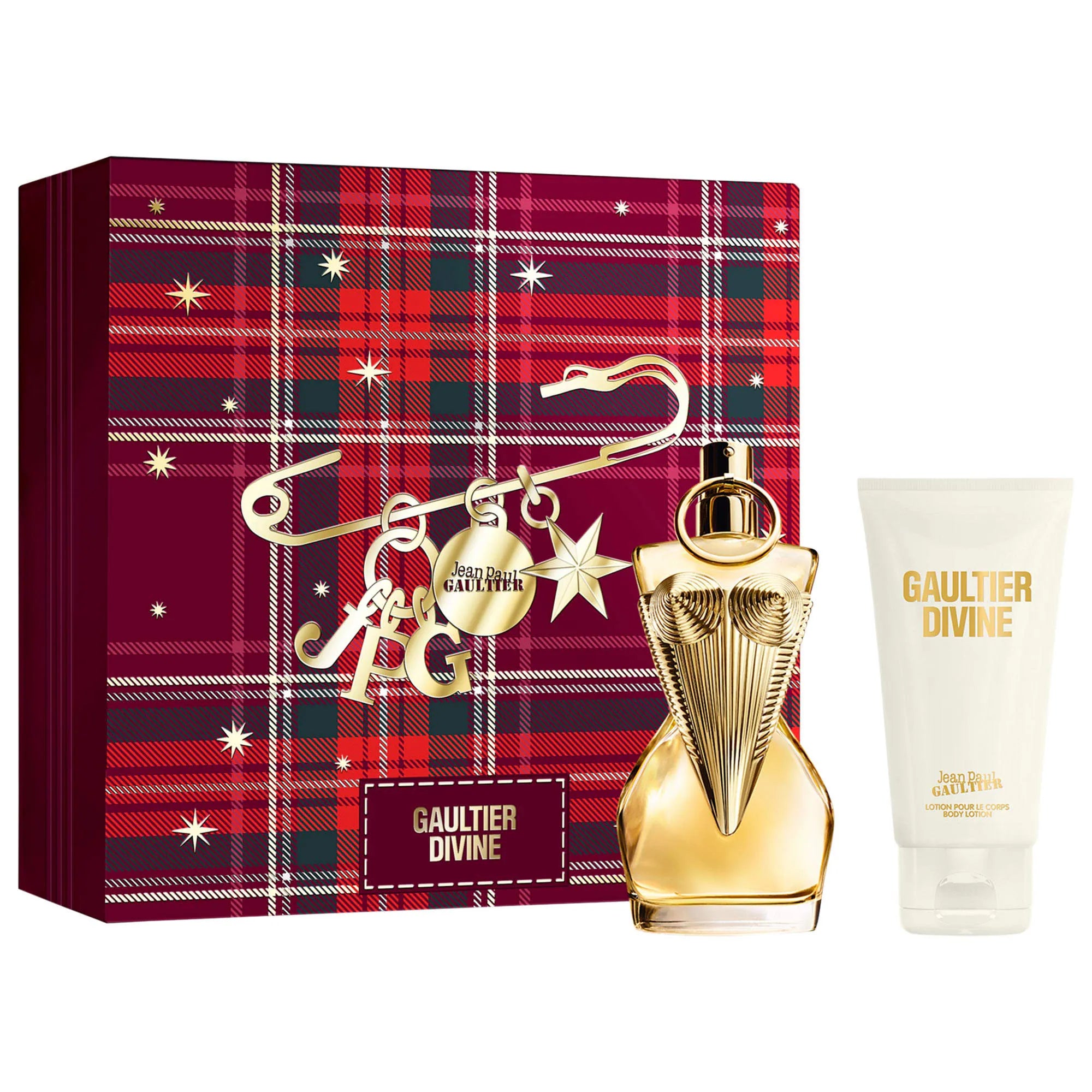Jean Paul Gaultier JPG Divine 2PCS Gift Set - 100ML EDP Spray + 75ML Body Lotion (Women)