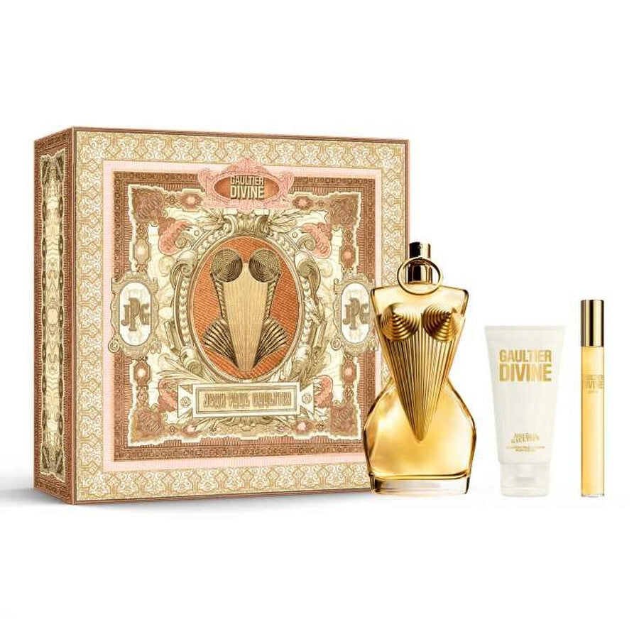Jean Paul Gaultier JPG Divine 3PCS Gift Set - 100ML EDP Spray + 10ML EDP Spray + 75ML Body Lotion (Women)