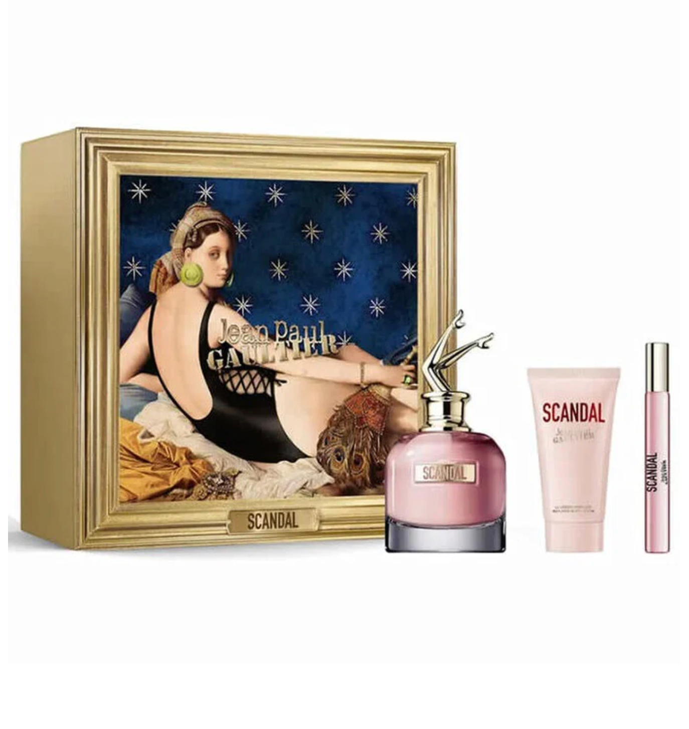 Jean Paul Gaultier JPG Scandal 3PCS Gift Set - 80ML EDP Spray + 75ML Body Lotion + 10ML EDP Spray (Women)