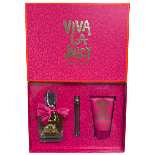【レア】Jucy Couture VIVA LA JUICY◆箱ポーチ付き◆香水 Buy Juicy Couture Viva La Juicy Gift Set - 100ML EDP Spray + 125ML