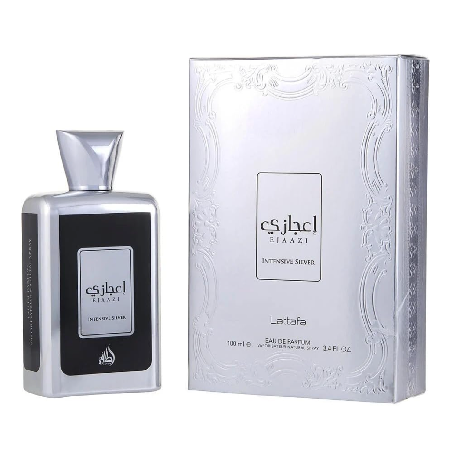 Lattafa Ejaazi Intensive Silver 100ML EDP Spray (W)(M)