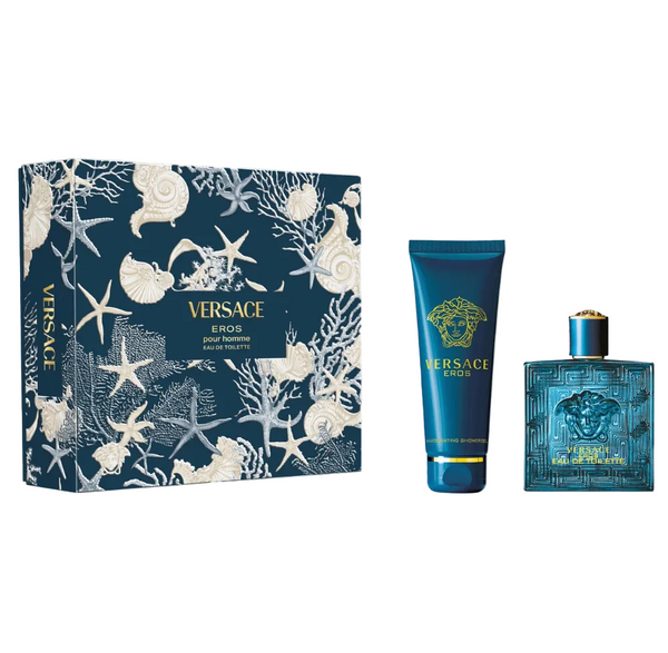 Buy Versace Eros (Eau De Toilette) 2PCS Gift Set - 100ML EDT Spray