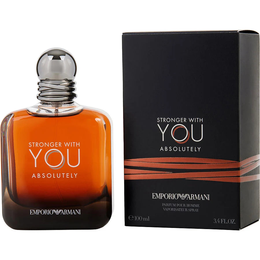 emporio armani stronger with you absolutely 100ml edp spray (m)