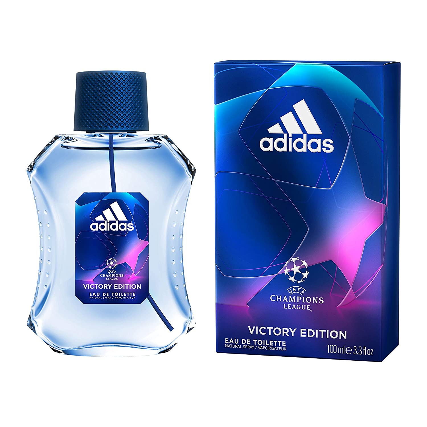 adidas uefa champions league victory edition 100ml edt spray (m)