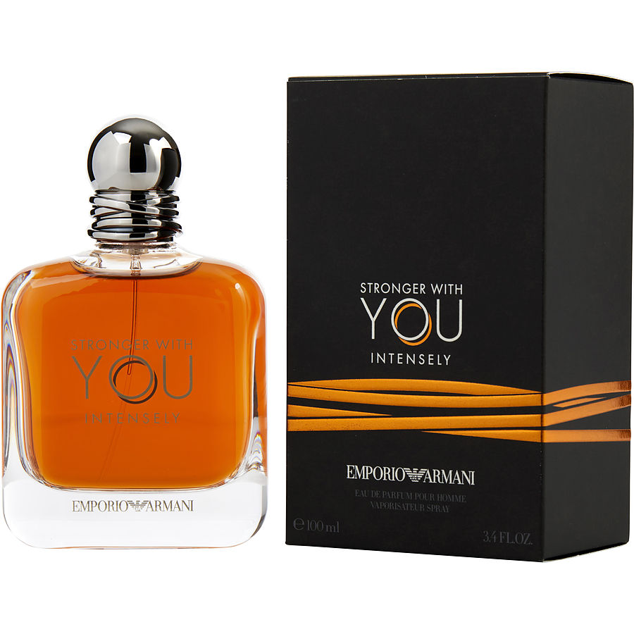 emporio armani stronger with you intensely 100ml edp spray (m)