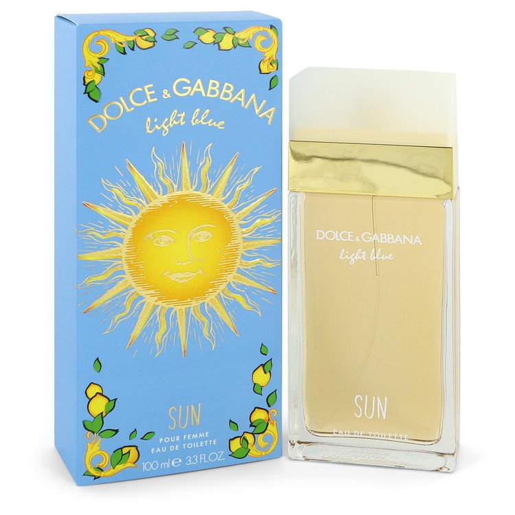 dolce & gabbana light blue sun 100ml edt spray (w)