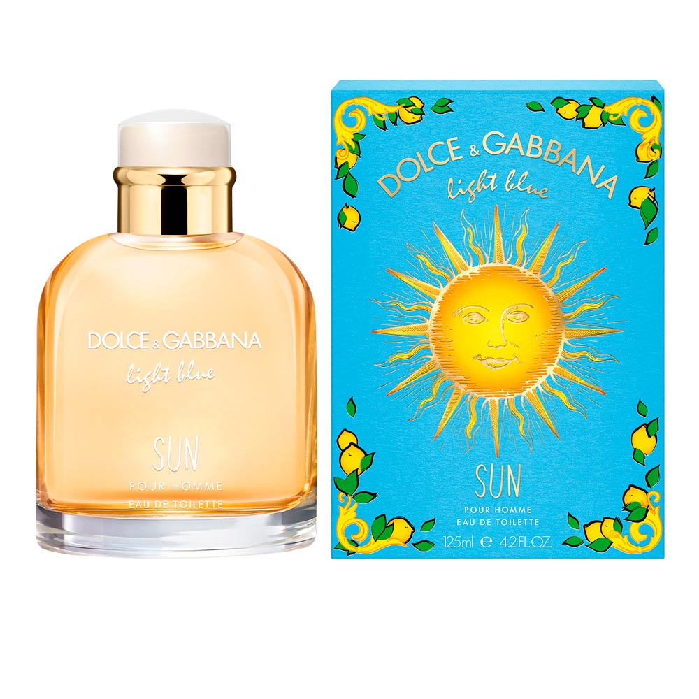 dolce & gabbana light blue sun 125ml edt spray (m)