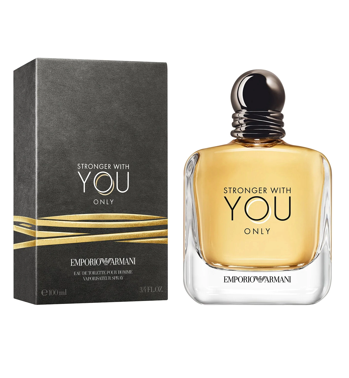 emporio armani stronger with you only 100ml edt spray (m)