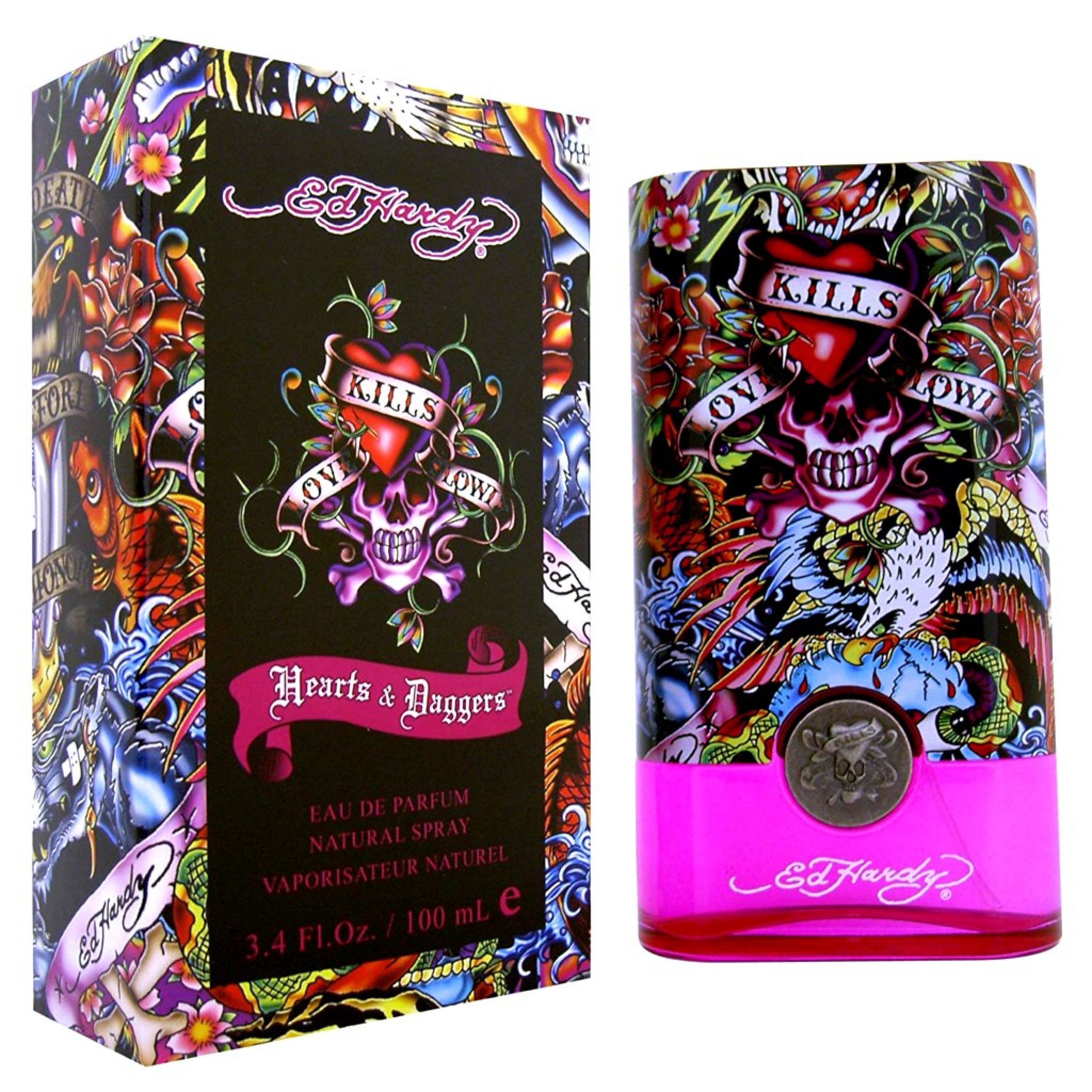 Buy Ed Hardy Hearts & Daggers 100ML EDP Spray (W) Online | Fragrance Canada