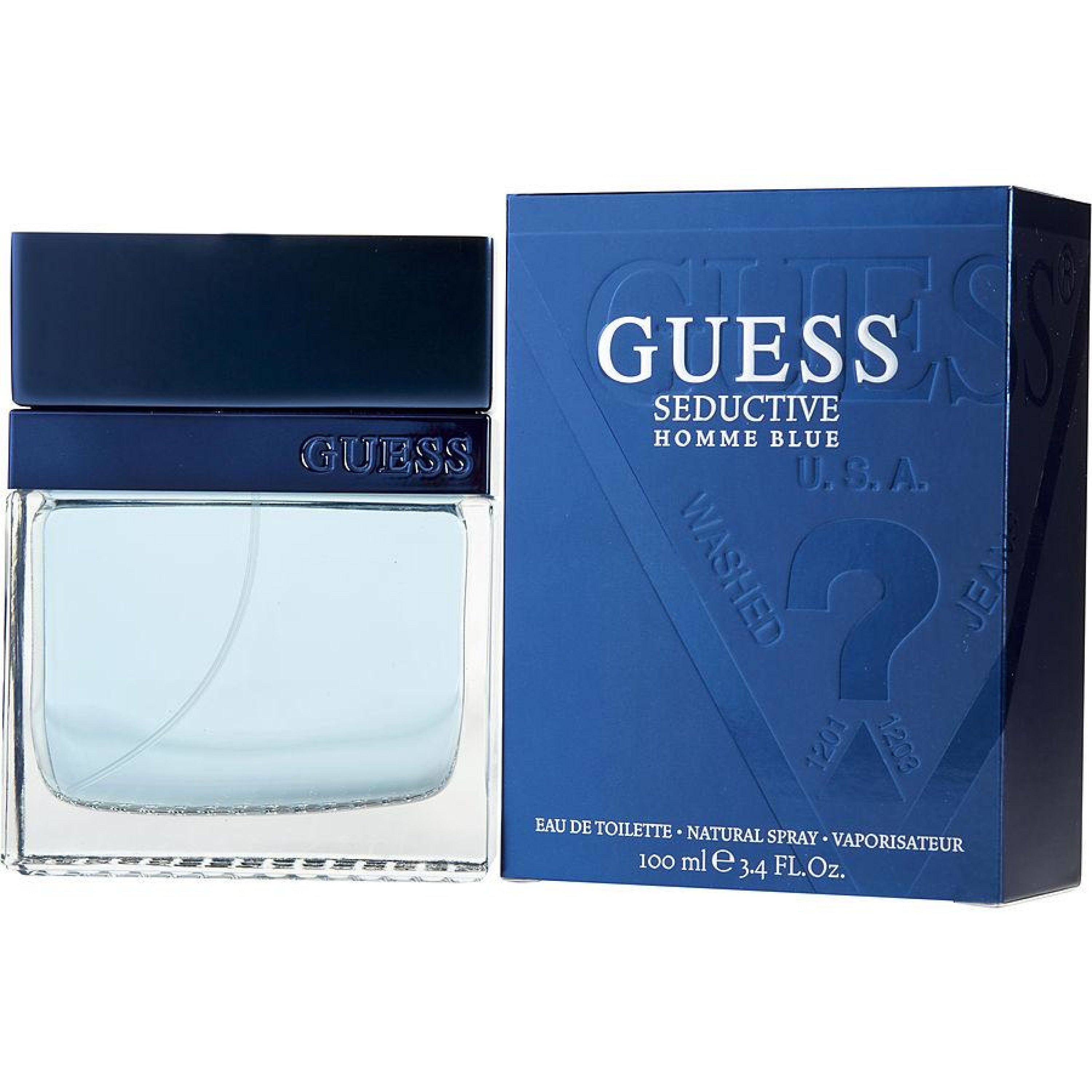 Buy Guess Seductive Blue 100ML EDT Spray (M) Online | Fragrance Canada
