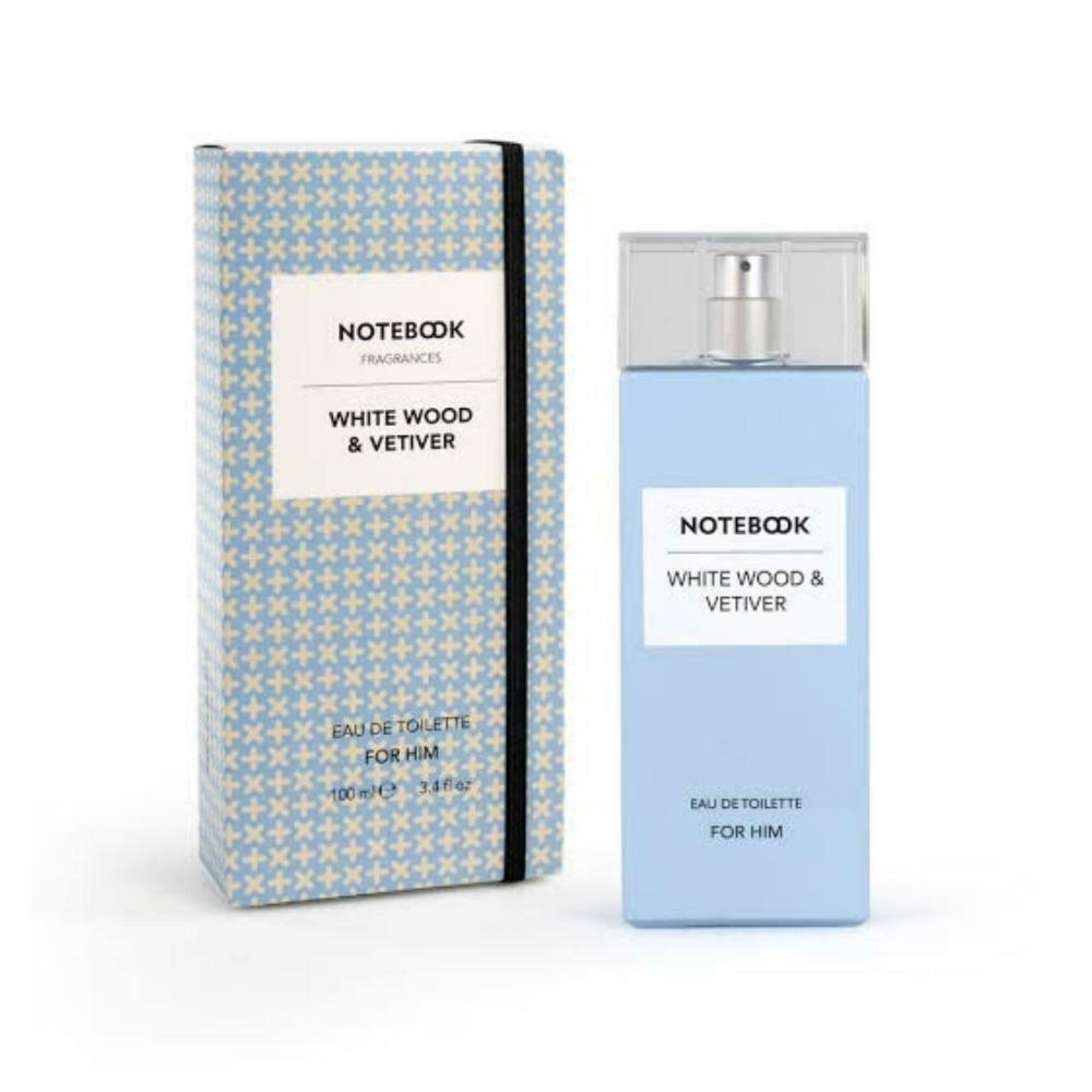 Notebook White Wood & Vetiver 100Ml Edt Spray (M)